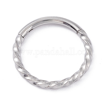 Витые серьги-кольца для девушек STAS-D453-01P-03-1