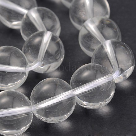 Transparent Glass Round Bead Strands EGLA-J057-02-16mm-1