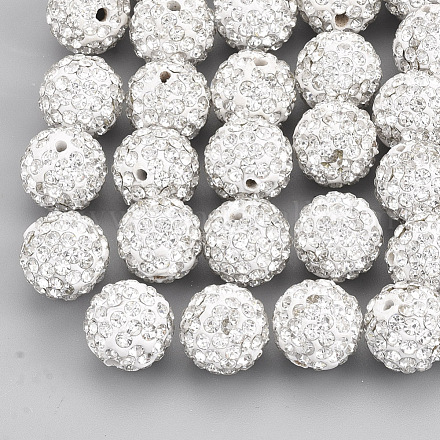 Perles de strass en pâte polymère manuelles RB-S250-12mm-A14-1