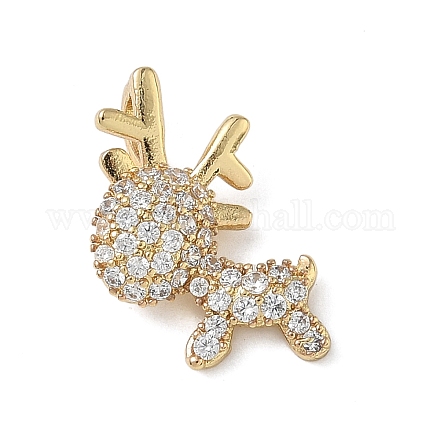 Латунные микро проложить кубического циркония подвески KK-C140-02G-1