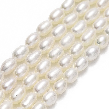 Fili di perle di perle d'acqua dolce coltivate naturali PEAR-J006-10B-01-1