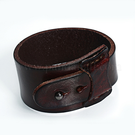 Leather Cord Bracelets X-BJEW-J077-04-1
