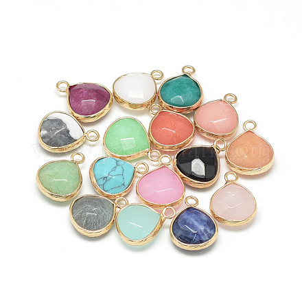 Natural & Synthetic Mixed Stone Pendants G-Q963-M-1