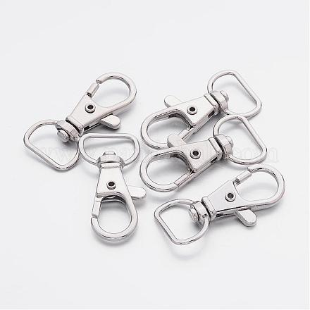Iron Swivel Lobster Claw Clasps E341-5-1