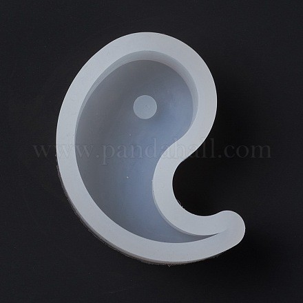 Magatama mezzo ying e yang stampi in silicone X-DIY-D043-02-1