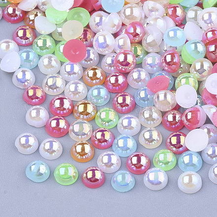 Abs cabujones de perlas de imitación OACR-Q176-4mm-M-1