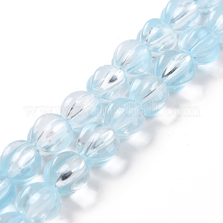 Chapelets de perles en verre transparente   GLAA-F114-02B-07-1