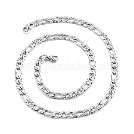304 Stainless Steel Necklaces NJEW-G283-04P-1