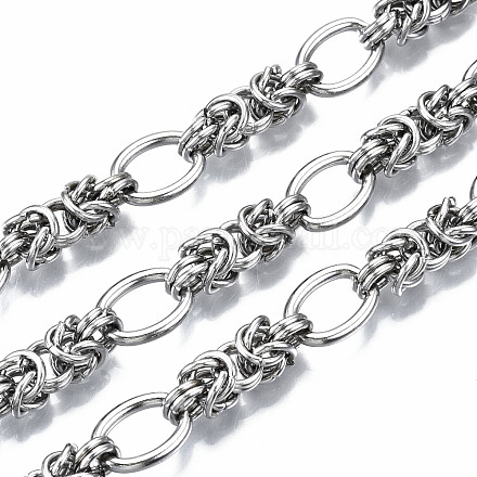 304 Stainless Steel Byzantine Chains CHS-S008-006P-1