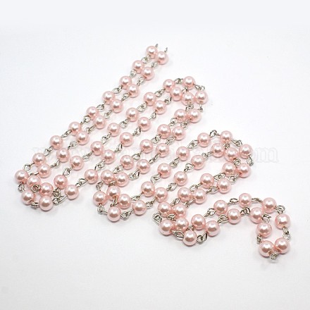 La main de perles de perles de verre chaînes AJEW-ph00493-03-1