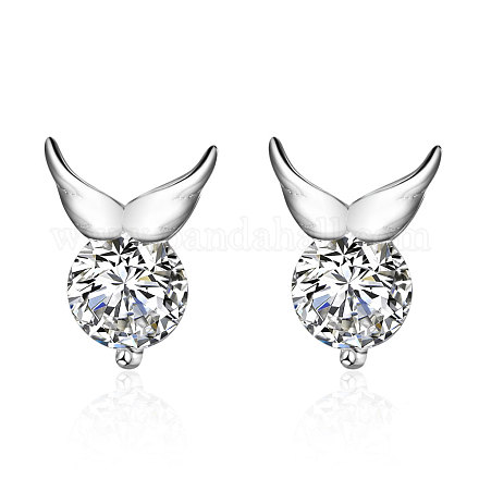 999 Sterling Silver Stud Earrings STER-S005-15-1