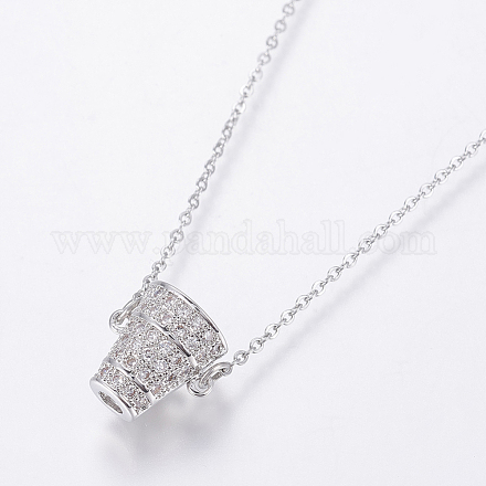 304 Stainless Steel Chain Necklaces NJEW-O108-42P-1
