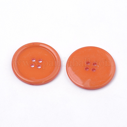 4 bottone in acrilico buche BUTT-Q037-01D-1