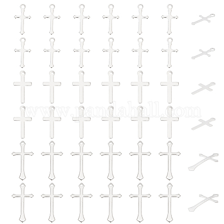 60шт 3 стиля латунные подвески KK-HY0003-88S-1
