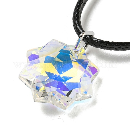 Воском ожерелья шнура NJEW-P310-11P-01-1