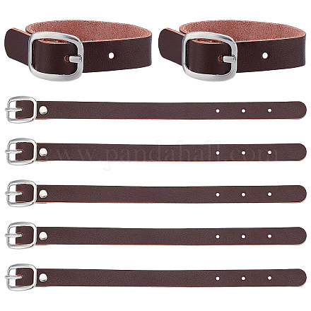 Ремешок для часов из воловьей кожи AJEW-WH0258-251B-1