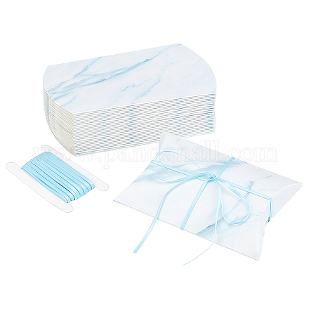 NBEADS 30 Pcs Paper Pillow Candy Boxes CON-NB0001-98-1
