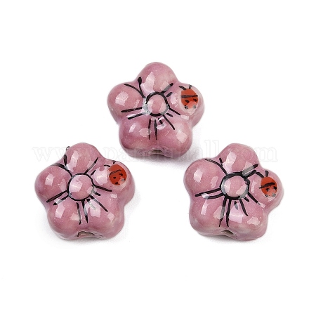 Фарфоровые бусины ручной работы PORC-I029-04-1