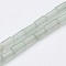 Natural Green Aventurine Bead Strands, Tube, 6~7x3~4x3~4mm, Hole: 0.5mm, about 63~66pcs/strand, 15.7~15.9 inch(400~405mm)