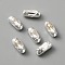Iron Ball Chain Connectors, Silver, 6x2.5mm, Hole: 1.8mm