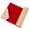 1Pc Flocking Cloth Self-adhesive Fabric, for Jewelry Drawer Craft Fabric and Craft Making, Rectangle, FireBrick, 1540x204x1mm