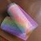 Polyester Deco Mesh Ribbons, Rainbow Gradient Color Glitter Tulle Fabric, for DIY Craft Gift Packaging, Home Party Wall Decoration, Colorful, 5-7/8 inch(150mm), about 10.00 Yards(9.14m)/Roll
