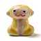 Handmade Porcelain Beads, Animals, Monkey, 18x17x11mm, Hole: 3~3.5mm