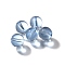 K9 Glass, Imitation Austrian Crystal Beads, Round, Light Steel Blue, 5.5x6mm, Hole: 1.2mm