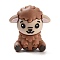Silicone Beads, Sheep, Camel, 29x26x17mm, Hole: 2mm