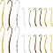 SUNNYCLUE 1 Box 18Pcs Metal Gold Bookmark Findings Alloy Bookmark Bulk Silver Tibetan Retro Vintage Carved Book Markers with Hanging Loops for Students Reading Making Supplies Craft Adult Women DIY
