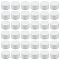 PP Plastic Screw Caps, Column, White, 3.6x2.1cm