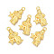 Golden Plated Alloy Pendant Rhinestone Settings, 12 Constellation/Zodiac Sign, Aquarius, 25.5x16x2.5mm, hole: 2mm, Fit for SS6(1.9~2.0mm) Rhinestone