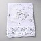 Detachable Polyester Sequin Shawl, Garment Accessories, White, 1920x640x0.4mm