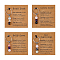 4Pcs 4 Styles Natural Gemstone Keychains, with Zinc Alloy Finding and Paper Card, 51mm