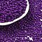 8/0 3mm Baking Paint Glass Seed Beads Loose Spacer Beads, Dark Violet, 3mm, Hole: 1mm, about 962pcs/50g