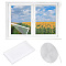 Self-adhesive Nylon Net, Insect Mosquito Door Window Mesh Screen, White, 1300x1500x0.1mm