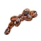 Resin Banana Hair Clips, Bowknot, Hair Accessories for Women Girls, Chocolate, 97x31mm