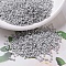 MIYUKI Delica Beads, Cylinder, Japanese Seed Beads, 11/0, (DB0252) Opaque Gray Luster, 1.3x1.6mm, Hole: 0.8mm, about 10000pcs/bag, 50g/bag