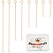8Pcs 4 Styles Sterling Silver Chain Extender, End Chains with Spring Ring Clasps, with 925 Stamp, Golden, 31~100mm, 2pcs/style
