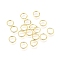 Brass Open Jump Rings, Long-Lasting Plated, Cadmium Free & Lead Free, Rack Plating, Real 18K Gold Plated, 7x1mm, Inner Diameter: 5mm