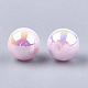 Perles en plastique X-OACR-S027-6mm-10-2
