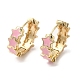Star Real 18K Gold Plated Brass Hoop Earrings EJEW-L268-013G-04-1