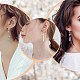 10 пара крючков для сережек из латуни с микропаве и прозрачным фианитом ZIRC-SZ0005-19B-7