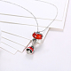 925 Sterling Silver Pendant Necklaces NJEW-BB18233-5