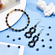 NBEADS 2 Strands about 130 Pcs Natural Obsidian Beads G-NB0003-50-2