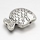 Perles de style tibétain de poissons d'alliage PALLOY-J659-50AS-1