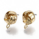 Iron Stud Earring Findings IFIN-T014-03G-NR-1