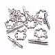Alloy Toggle Clasps EA777Y-S-NR-1