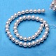 Hebras de perlas de perlas de agua dulce cultivadas naturales de papa PEAR-E007-9-10mm-AAA-2