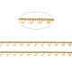 Rack Plating Brass Curb Chains CHC-I040-07G-2